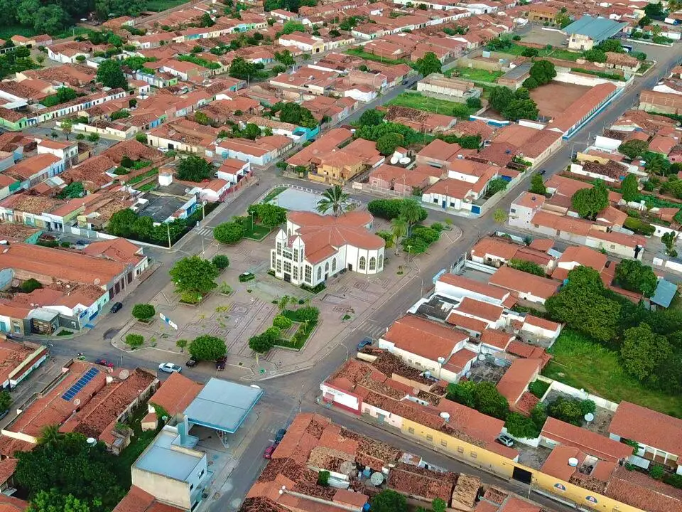 VISTA AÉREA DA PRAÇA SANT'ANA 