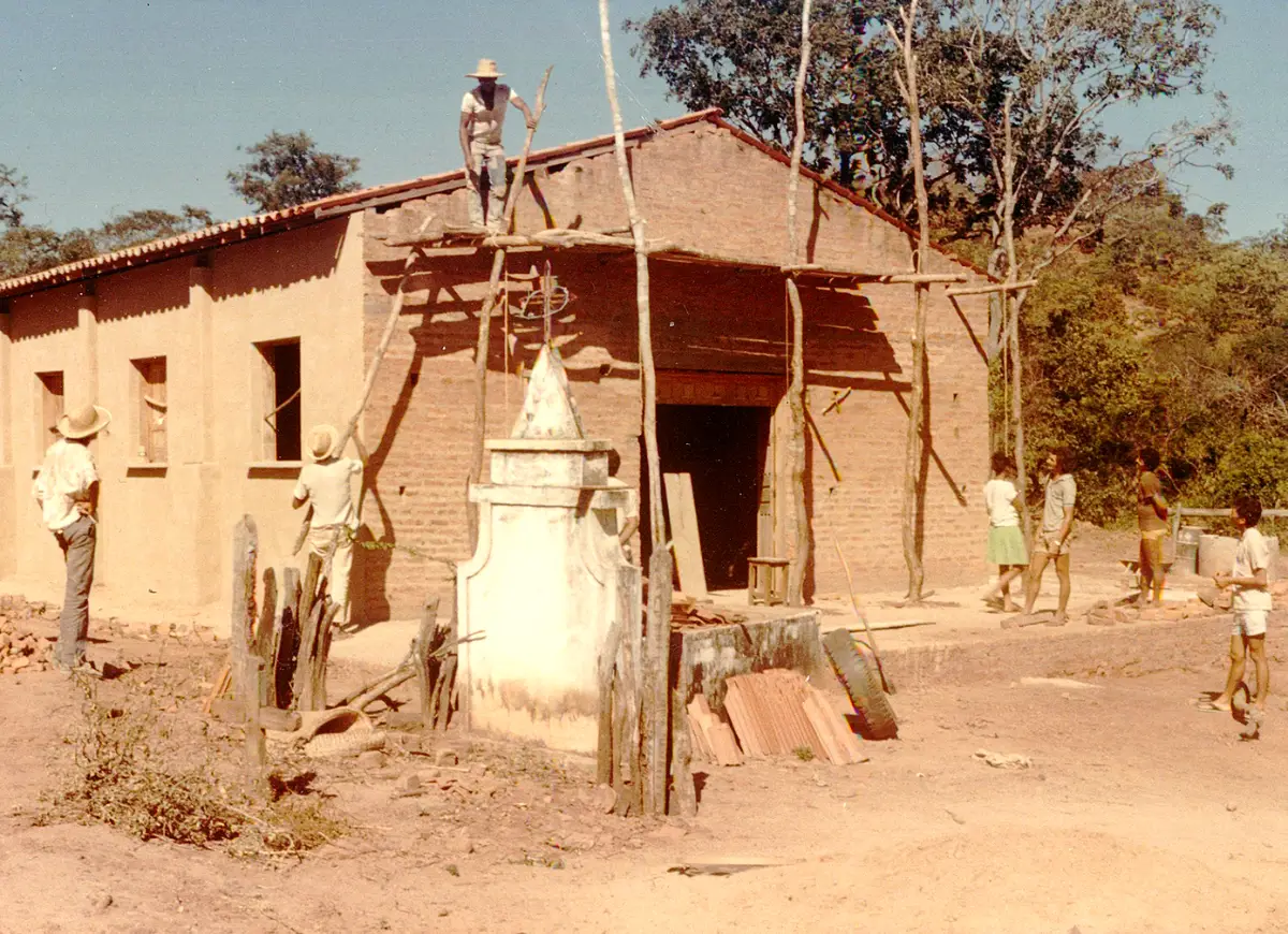 Construção - Capela de São Pedro Apóstolo - Comunidade Almecega