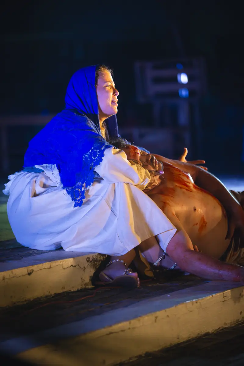 PAIXÃO DE CRISTO 2026 - MARIA MÃE DE JESUS: TAYANE GUEDES - JESUS CRISTO: RITHELLY MOURA